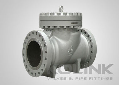 API 6D Swing Check Valve فول افتتاح فولاد ریخته 2-36 اینچ