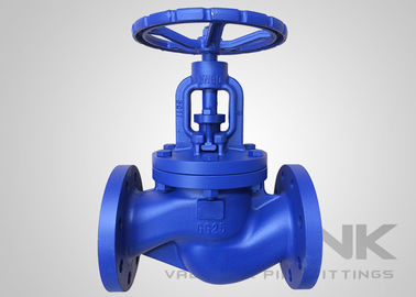دریچه گلوب آهن ریخته شده DIN Flanged GG25 EN-GJL-250 دریچه توقف