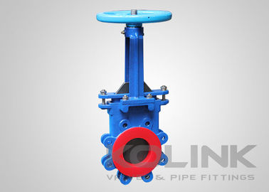 شیر دروازه‌ای چاقویی با مخروط پلی‌یورتان برای معادن DN50-DN1200