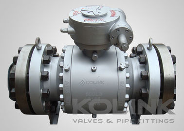 فولادی جعل شده 3-PC Trunnion Mounted Ball Valve کلاس 150-2500