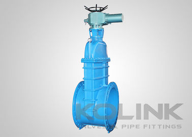 دریچه درب الکتریکی با کاربری اندازه بزرگ آهن انعطاف پذیر DN1200
