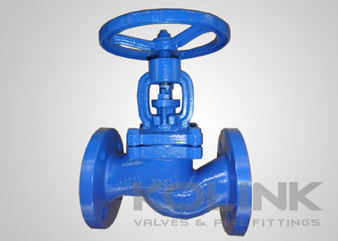 دریچه گلوب آهن ریخته شده، دریچه توقف آهن انعطاف پذیر GGG40 GGG50 GG25