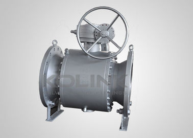 دریچه ی گلوله ای بندر Trunnion کاهش یافته API 607 Fire Safe DN50-DN1200