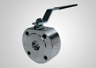 دریچه توپ نوع وافر، دریچه توپ نازک فولاد ضد زنگ CF8 CF8M F304 F316