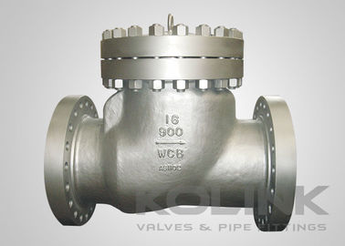 API 6D دریچه چک سوئیچ، دریچه غیر برگشت فولاد ریخته شده با باز کردن کامل