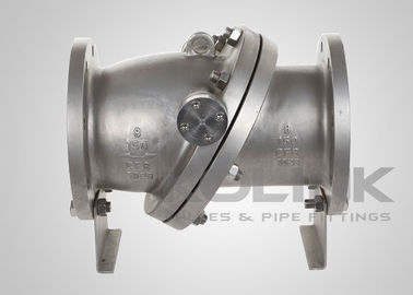 شیر یکطرفه دیسکی شیبدار فولاد ریخته گری استیل 2-36 اینچ DN50-DN900