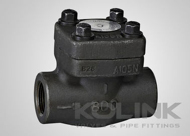 شیر یکطرفه پیستونی فولادی آهنگری شده با درپوش پیچی NPT BSPT