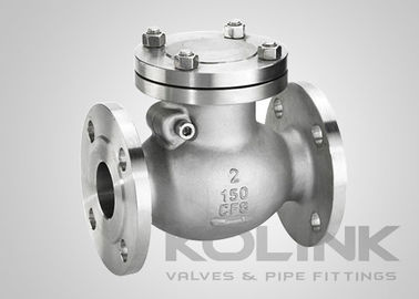 دریچه چک سوئیچ فولاد ضد زنگ، CF8 CF8M CF3 CF3M فلنج API EN DIN JIS