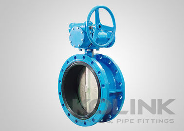 شیر پروانه ای لاستیکی لاین دوجداره فلنجی DN50-DN1200