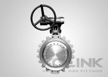 شیر پروانه ای سه محوره با نشیمنگاه فلزی از نوع لاگ DN50-DN1200