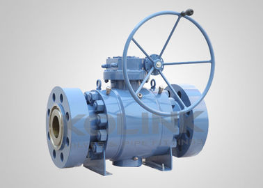 شیر توپی سه پایه فلزی API6D با نشیمنگاه فلزی 2-48 اینچ کلاس 150-2500