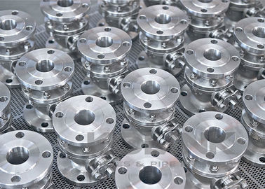 دریچه گلوله ای فولاد ضد زنگ 2 عددی گلوله شناور بدن تقسیم شده CF8 CF8M