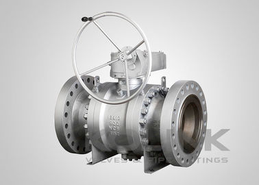 دریچه ی گلوله ای بندر Trunnion کاهش یافته API 607 Fire Safe DN50-DN1200
