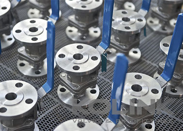 دریچه توپ شناور فولاد ریخته شده کلاس 150-600 ضد آتش API 607 فلانج