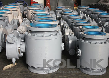 فولادی جعل شده 3-PC Trunnion Mounted Ball Valve کلاس 150-2500