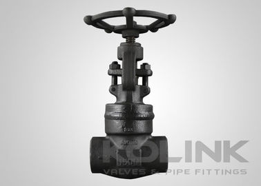 کپسول جوشیده شده فولاد جعل شده گلوب والف چرخ دست NPT رشته ای کلاس 800-2500