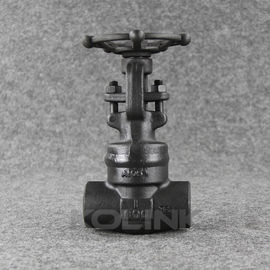 کپسول جوشیده شده فولاد جعل شده گلوب والف چرخ دست NPT رشته ای کلاس 800-2500