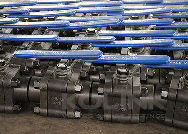 دریچه گلوله ای فولادی دو قطعه ای A105 F304 سوکت جوش NPT
