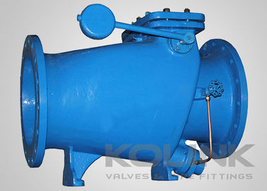 دریچه چک سوئیچ ضد ضربه آهن ریخته شده، ضد وزن و گزینه خنک کننده هیدرولیک